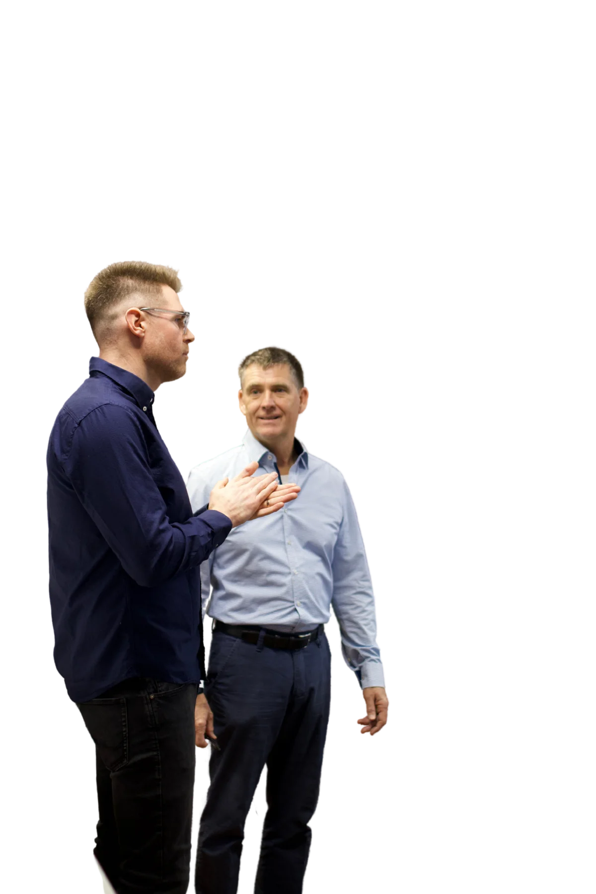 Alex Dudley im Coaching-Gespräch mit einem Klienten